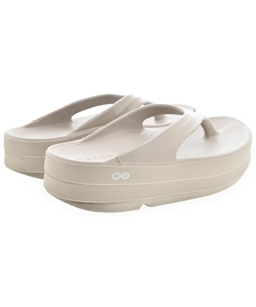 OOFOS（ウーフォス）サンダル ベージュ サイズ:EU39(25.5cm位) レディース/2200713245011