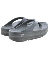 OOFOS（ウーフォス）サンダル 黒 サイズ:6(23cm位) レディース/2200710750143