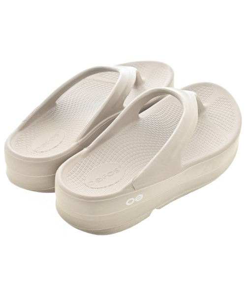 OOFOS（ウーフォス）サンダル ベージュ サイズ:EU38(24.5cm位) レディース/2200640055011