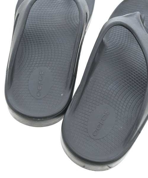 OOFOS（ウーフォス）サンダル 黒 サイズ:UK8(26.5cm位) メンズ/2200705882095