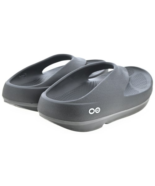 OOFOS（ウーフォス）サンダル 黒 サイズ:UK7(25.5cm位) メンズ/2200708925256