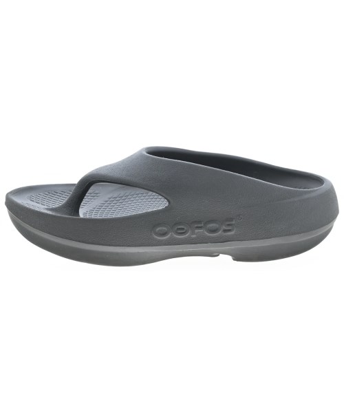 OOFOS（ウーフォス）サンダル 黒 サイズ:UK7(25.5cm位) メンズ/2200708925256