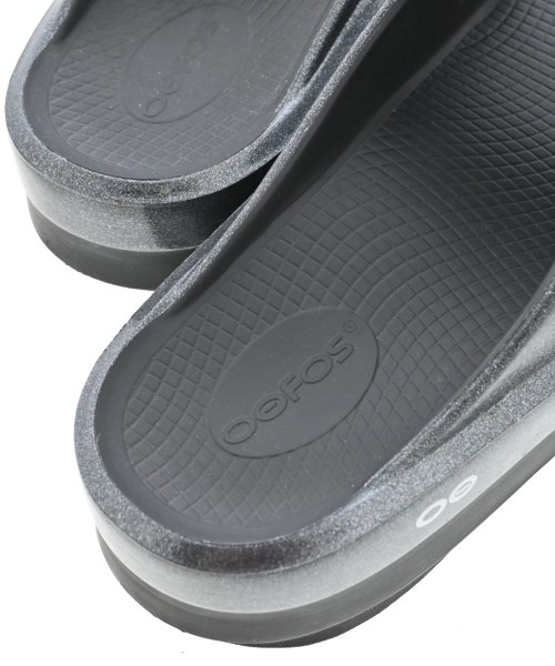 OOFOS（ウーフォス）サンダル 黒 サイズ:UK9(27.5cm位) メンズ/2200710142016