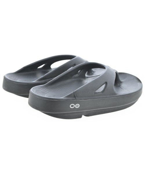 OOFOS（ウーフォス）サンダル 黒 サイズ:EU37(23.5cm位) レディース/2200715301029