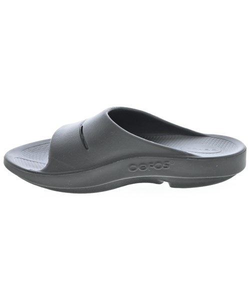 OOFOS（ウーフォス）サンダル 黒 サイズ:UK8(26.5cm位) メンズ/2200723307228