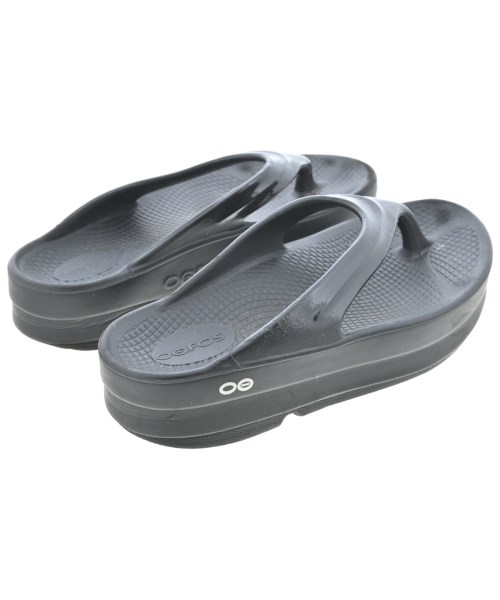 OOFOS（ウーフォス）サンダル 黒 サイズ:EU37(23.5cm位) レディース/2200728003040
