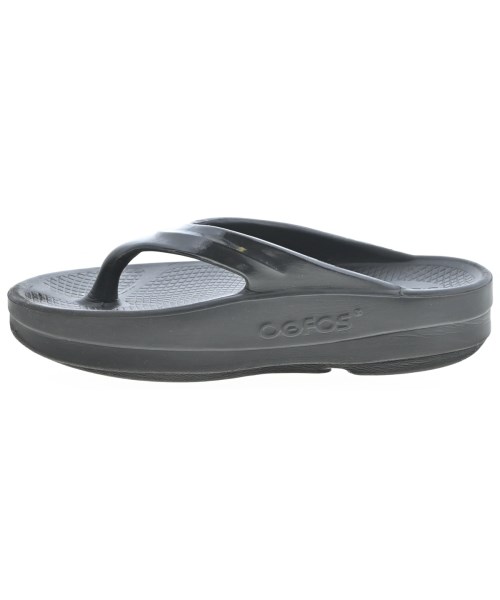 OOFOS（ウーフォス）サンダル 黒 サイズ:EU37(23.5cm位) レディース/2200728003040