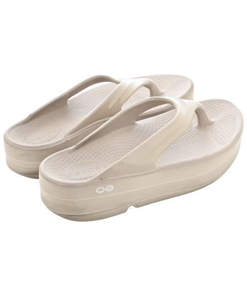 OOFOS（ウーフォス）サンダル ベージュ サイズ:UK6(24.5cm位) レディース/2200723453031