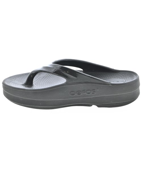OOFOS（ウーフォス）サンダル 黒 サイズ:UK6(24.5cm位) レディース/2200723453048