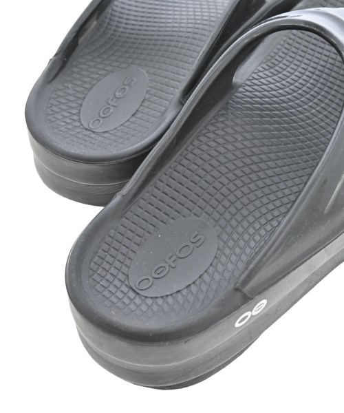 OOFOS（ウーフォス）サンダル 黒 サイズ:UK6(24.5cm位) レディース/2200723453048