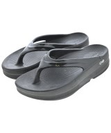 OOFOS（ウーフォス）サンダル 黒 サイズ:UK6(24.5cm位) レディース/2200723453048