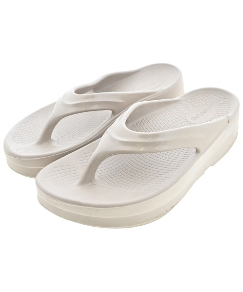 OOFOS(ウーフォス)サンダル ベージュ サイズ:UK7(25.5cm位)/2200684618012