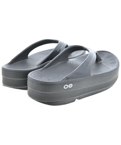 OOFOS（ウーフォス）サンダル 黒 サイズ:UK6(24.5cm位) レディース/2200687032037
