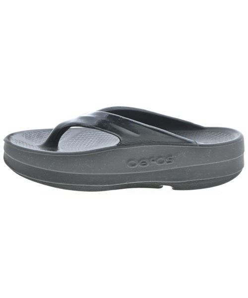 OOFOS（ウーフォス）サンダル 黒 サイズ:UK6(24.5cm位) レディース/2200687032037