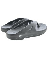 OOFOS（ウーフォス）サンダル 黒 サイズ:UK8(26.5cm位) メンズ/2200682396080