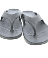 OOFOS（ウーフォス）サンダル 黒 サイズ:UK8(26.5cm位) メンズ/2200682396080