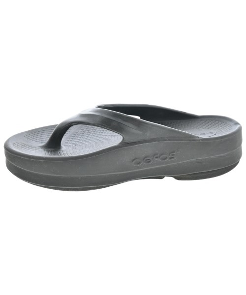 OOFOS（ウーフォス）サンダル 黒 サイズ:UK7(25.5cm位) レディース/2200689361012