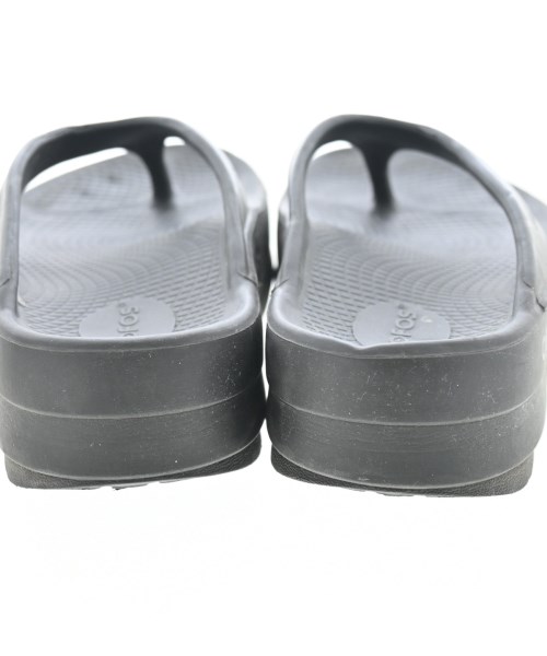 OOFOS（ウーフォス）サンダル 黒 サイズ:UK7(25.5cm位) レディース/2200689361012