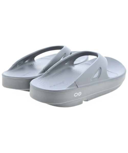 OOFOS（ウーフォス）サンダル グレー サイズ:24cm レディース/2200690070040