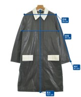 STAND（スタンド）ステンカラーコート 黒 サイズ:38(M位) レディース/2200646581026