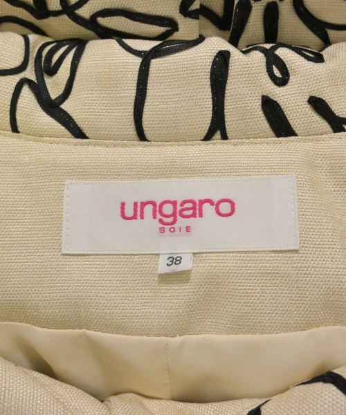 UNGARO SOIE（ウンガロソワ）カジュアルジャケット 白 サイズ:38(S位) レディース/2200720461015