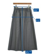 HAOLU（ハオル）ロング・マキシ丈スカート グレー サイズ:36(S位) レディース/2200616983058