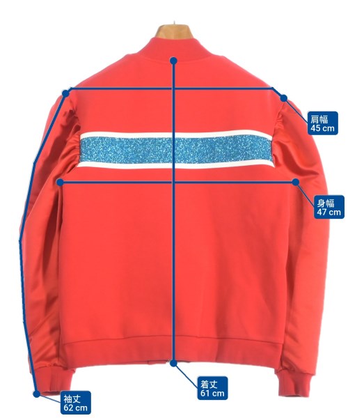 BROGNANO（ボロガーノ）スタジャン 赤 サイズ:40(M位) レディース/2200661637050