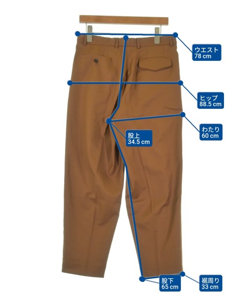 Lownn（ローン）スラックス 茶 サイズ:46(M位) メンズ/2200625005024