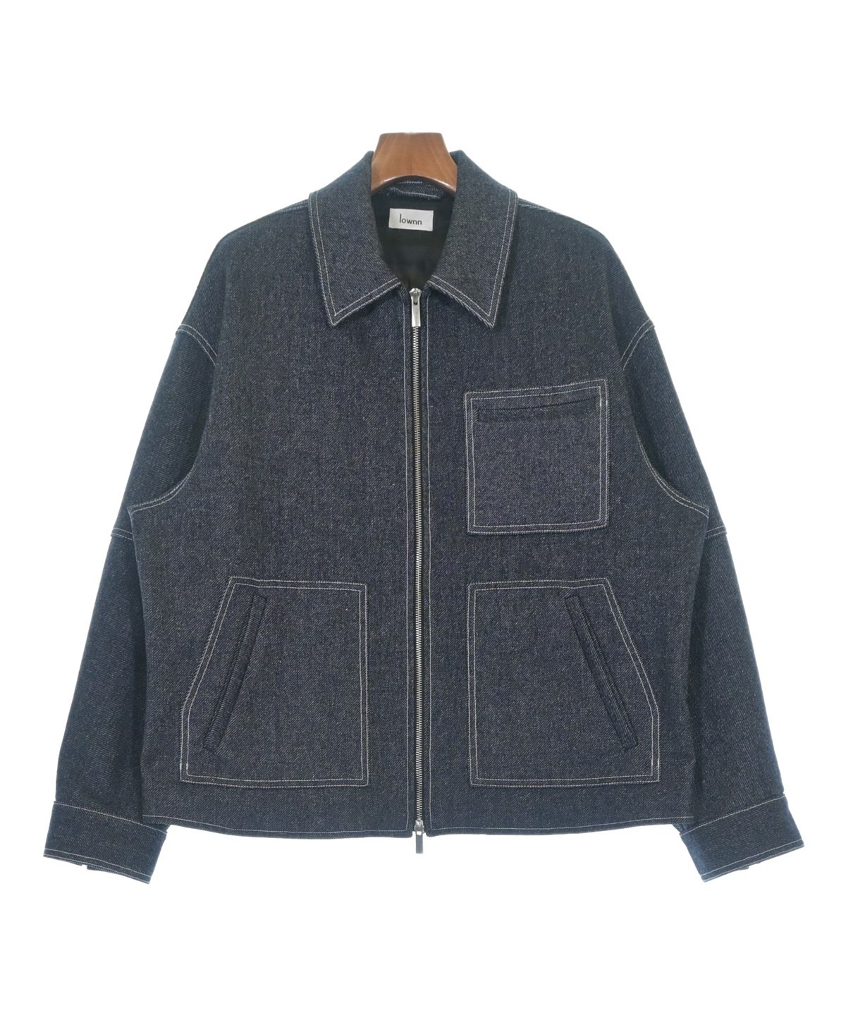 【新品タグ付✨】RonHerman カバーオール ジャケット 人気モデル 紺 セール】【マルチサイズ】11.5オンス デニム カバーオール ジャケット