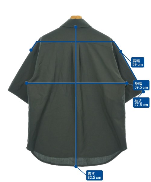 Lownn（ローン）カジュアルシャツ 黒 サイズ:48(L位) メンズ/2200675585019