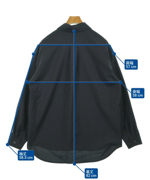 Lownn（ローン）カジュアルシャツ 黒 サイズ:48(L位) メンズ/2200644189385