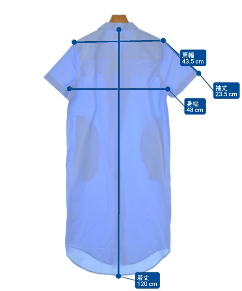 soduk（スドーク）シャツワンピース 青 サイズ:F レディース/2200638314281