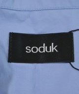 soduk（スドーク）シャツワンピース 青 サイズ:F レディース/2200638314281
