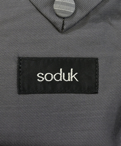 soduk（スドーク）カジュアルジャケット グレー サイズ:F レディース/2200638314304