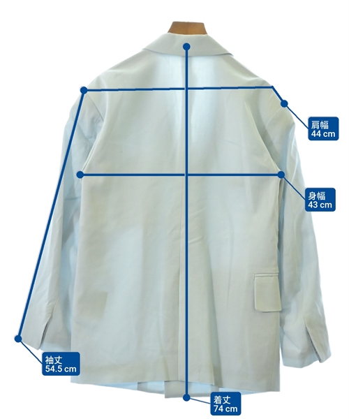 soduk（スドーク）テーラードジャケット 青 サイズ:F レディース/2200638314366