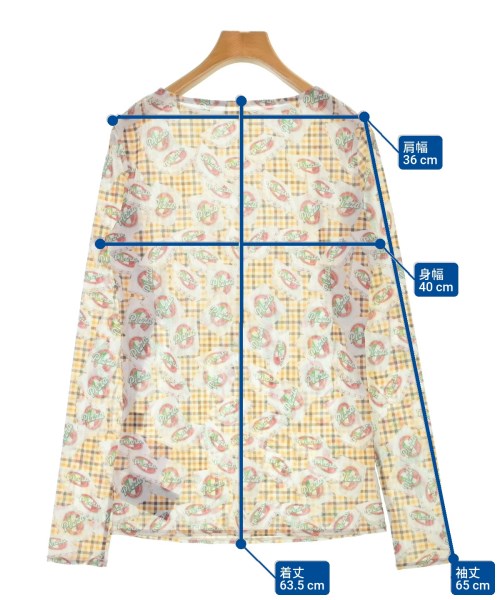 soduk（スドーク）Tシャツ・カットソー 黄 サイズ:-(S位) レディース/2200632876013