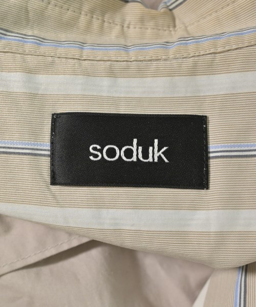 soduk（スドーク）シャツワンピース ベージュ サイズ:F レディース/2200633752019