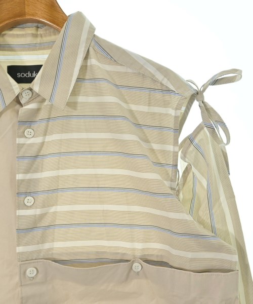 soduk（スドーク）シャツワンピース ベージュ サイズ:F レディース/2200633752019