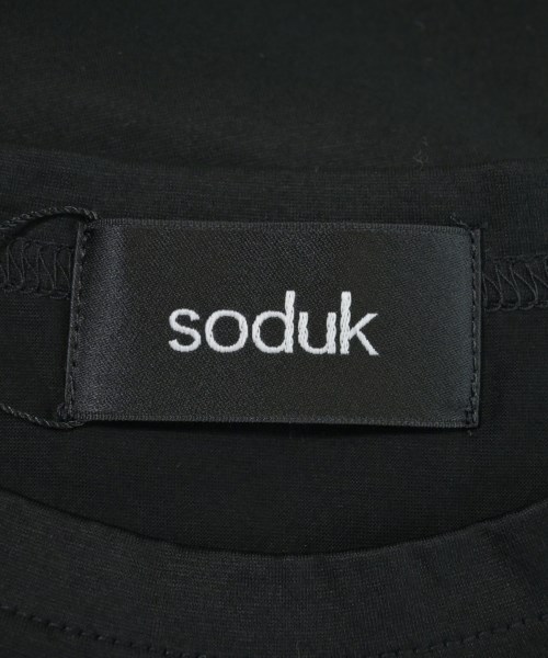 soduk（スドーク）Tシャツ・カットソー 黒 サイズ:F レディース/2200615378213