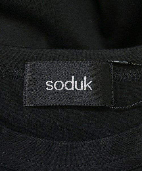 soduk（スドーク）Tシャツ・カットソー 黒 サイズ:F レディース/2200615378220