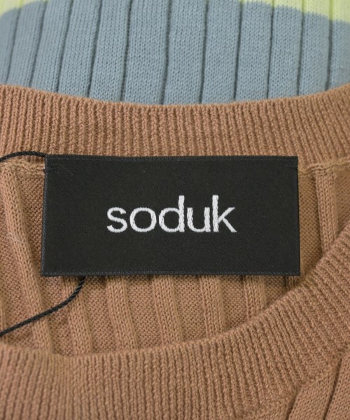 soduk（スドーク）ニット・セーター 茶 サイズ:F レディース/2200615378343