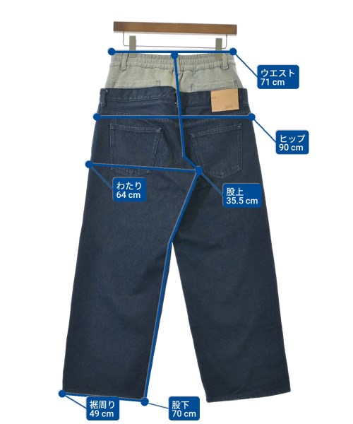 soduk（スドーク）デニムパンツ 紺 サイズ:S レディース/2200679720010