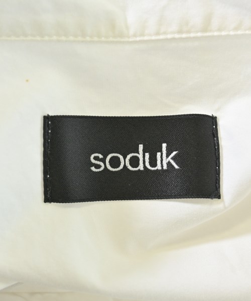 soduk（スドーク）シャツワンピース 白 サイズ:F レディース/2200699332095