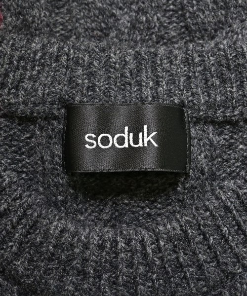 soduk（スドーク）ニット・セーター グレー サイズ:-(M位) メンズ/2200657541057