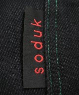 soduk（スドーク）デニムパンツ 黒 サイズ:S レディース/2200654398029