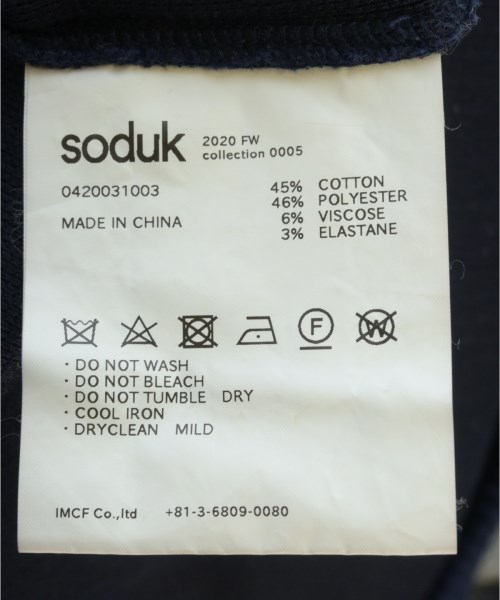 soduk（スドーク）ワンピース 紺 サイズ:-(M位) レディース/2200732917203