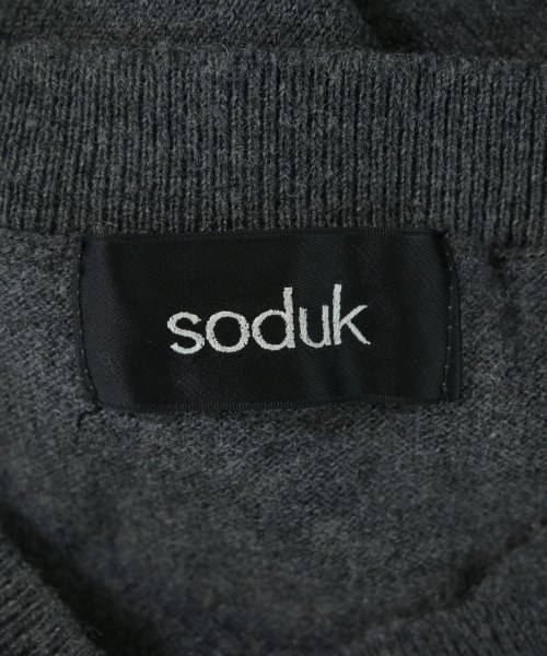 soduk（スドーク）ベスト/ノースリーブ グレー サイズ:-(M位) レディース/2200719670114