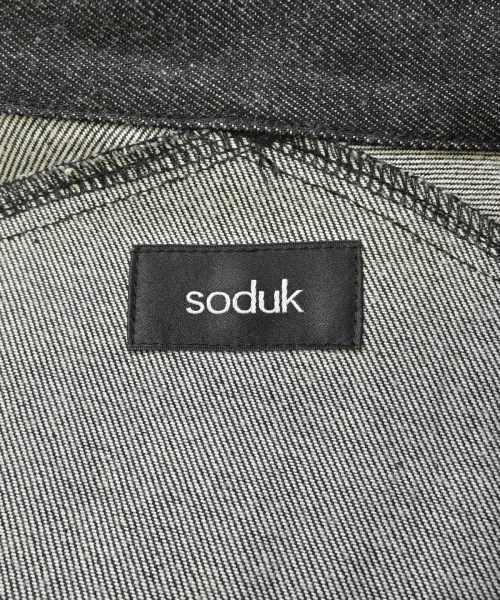 soduk（スドーク）デニムジャケット 黒 サイズ:-(M位) レディース/2200686273035