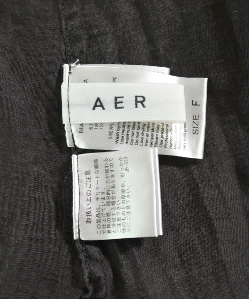 Aer（エアー）ブラウス 茶 サイズ:F レディース/2200633553012