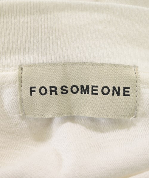 FORSOMEONE（フォーサムワン）Tシャツ・カットソー 白 サイズ:46(XL位) レディース/2200621909333